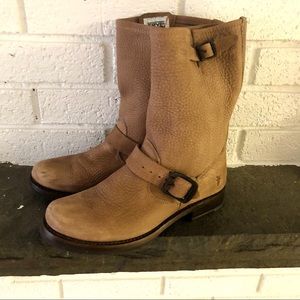 FRYE Veronica Short Buckle Boots